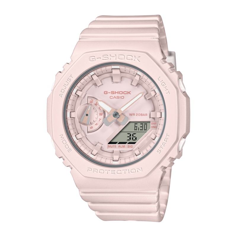 G-Shock Analog Digital Pink Resin Band Watch GMAS2100BA-4A