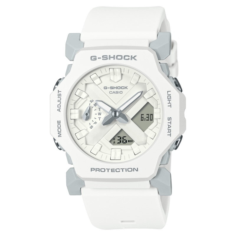 G-Shock Analog Digital White Resin Band Watch GA2300-7A