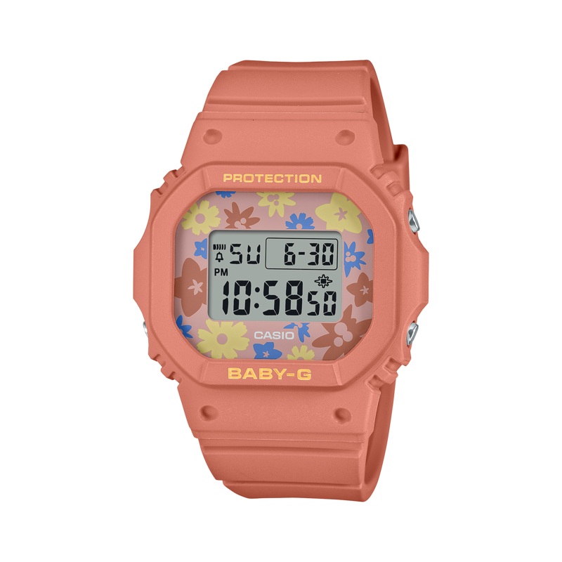 G-Shock BGD-565 Series Orange Resin Band Watch BGD565RP-4D
