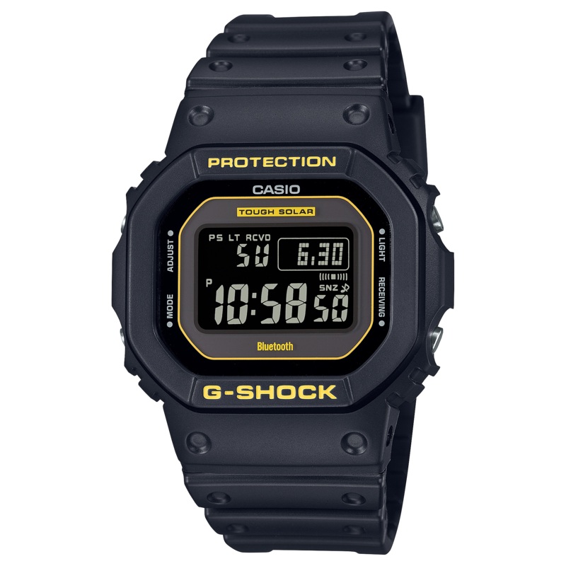 G-Shock Digital Caution Black Resin Band Watch GWB5600CY-1D