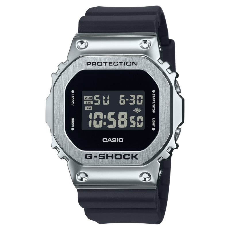 G-Shock Digital Metal Black Resin Band Watch GM5600U-1D
