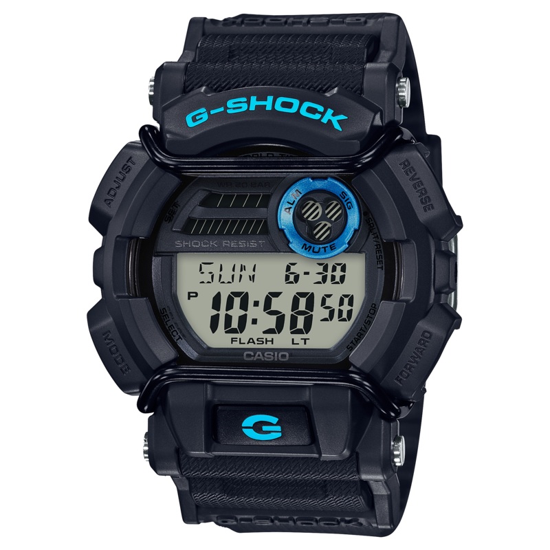 G-Shock Digital Protect Black Resin Band Watch GD400-1B2
