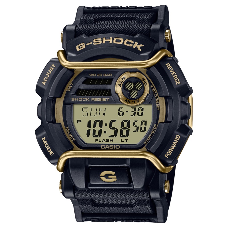 G-Shock Digital Protect Black Resin Band Watch GD400GB-1B2