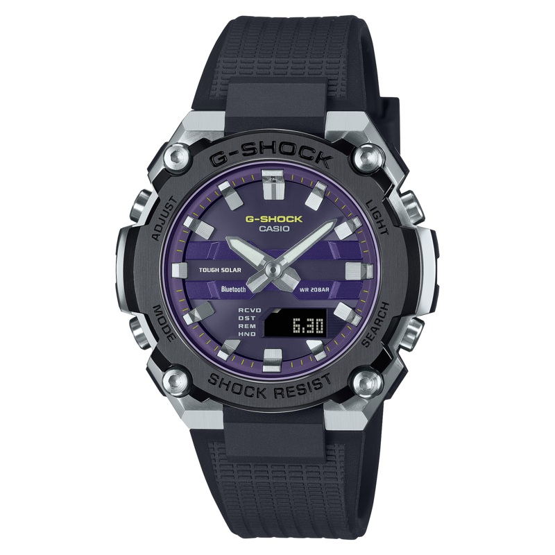 G-Shock DUO G-Steel Mid Thin Black Resin Band Watch GSTB600A-1A6