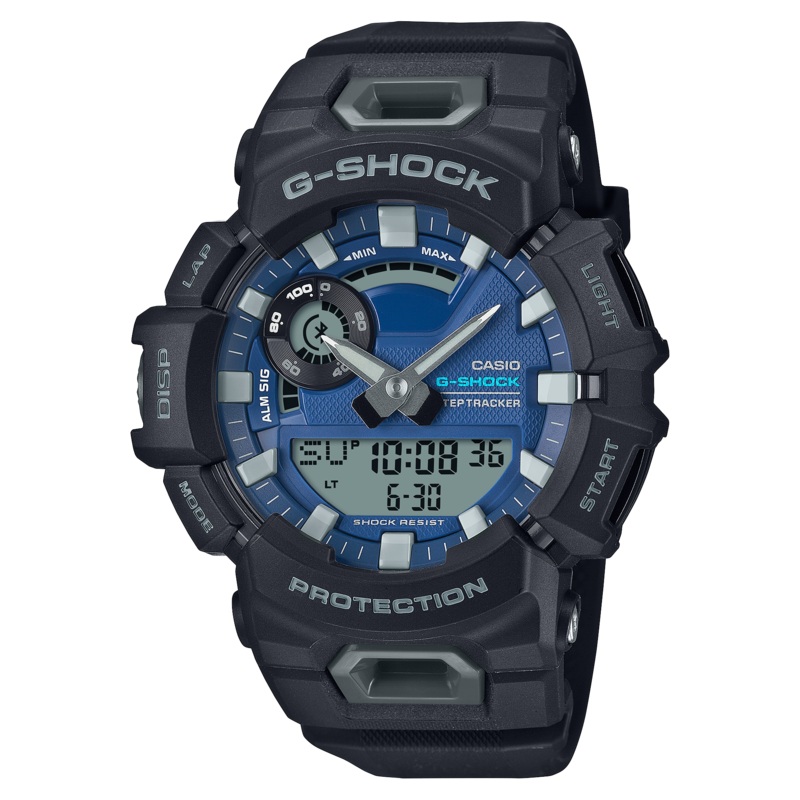 G-Shock G-Squad Black Resin Watch GBA900CB-1A