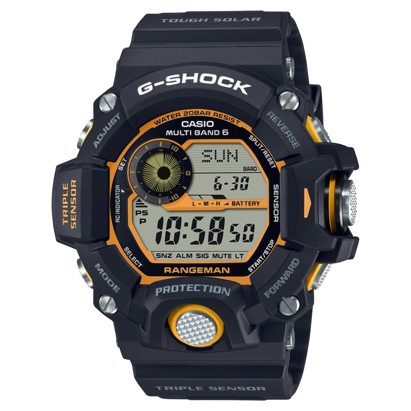 G-Shock Master of G Rangeman Black Resin Band Watch GW9400Y-1D