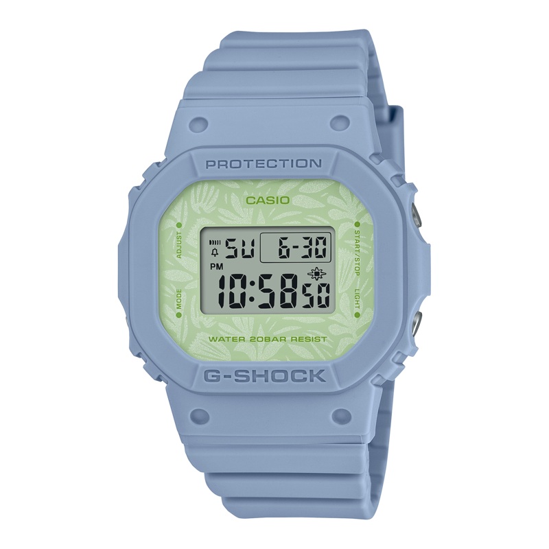 G-Shock Mid Digital Blue Resin Band Watch GMDS5600NC-2D