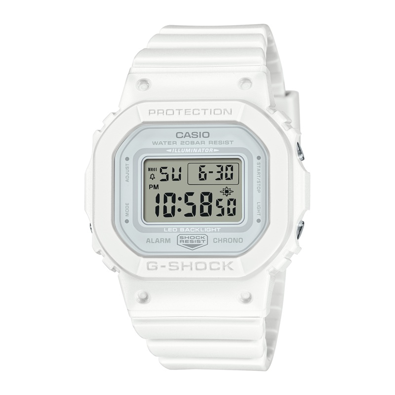 G-Shock Mid Digital White Resin Band Watch GMDS5600BA-7D