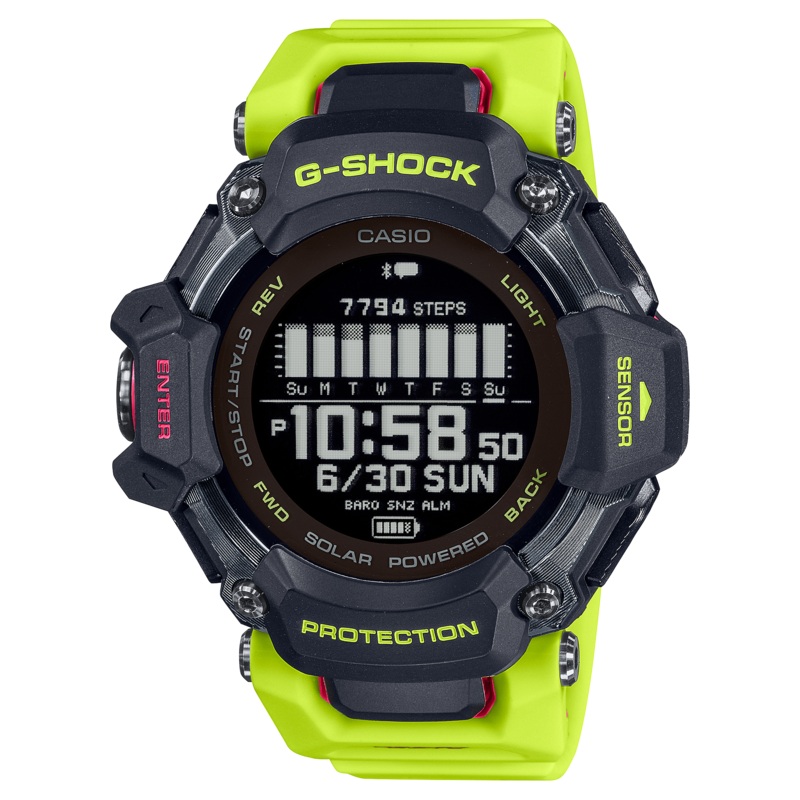 G-Shock Smart Heart Rate Green Resin Strap Watch GBDH2000-1A9