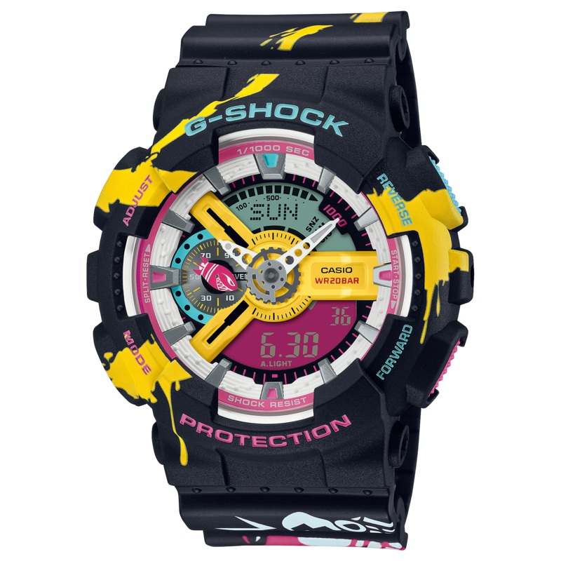 League of Legends Special Edition G-Shock GA110LL-1A Watch with Jinx Theme