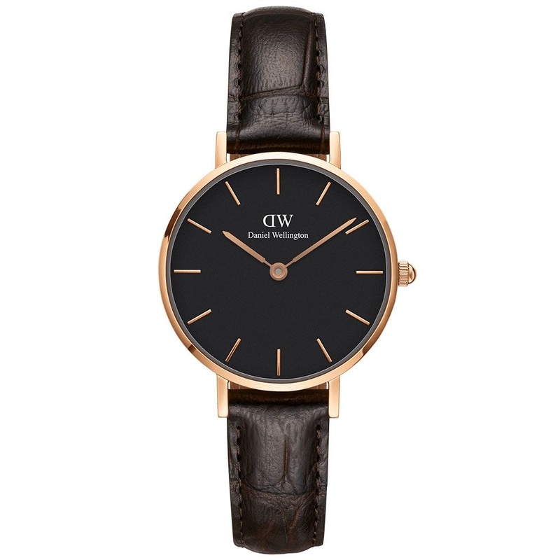 Daniel Wellington Petite 28mm York Black Dial Watch DW00100226