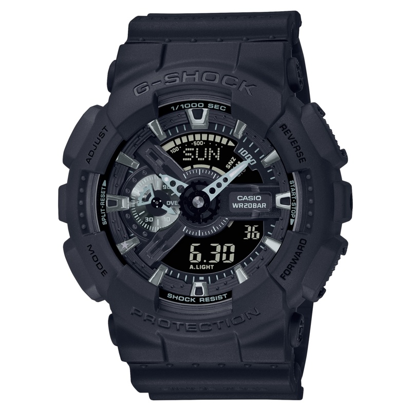 G-Shock 110 SERIES Black Resin Band Watch GA114RE-1A
