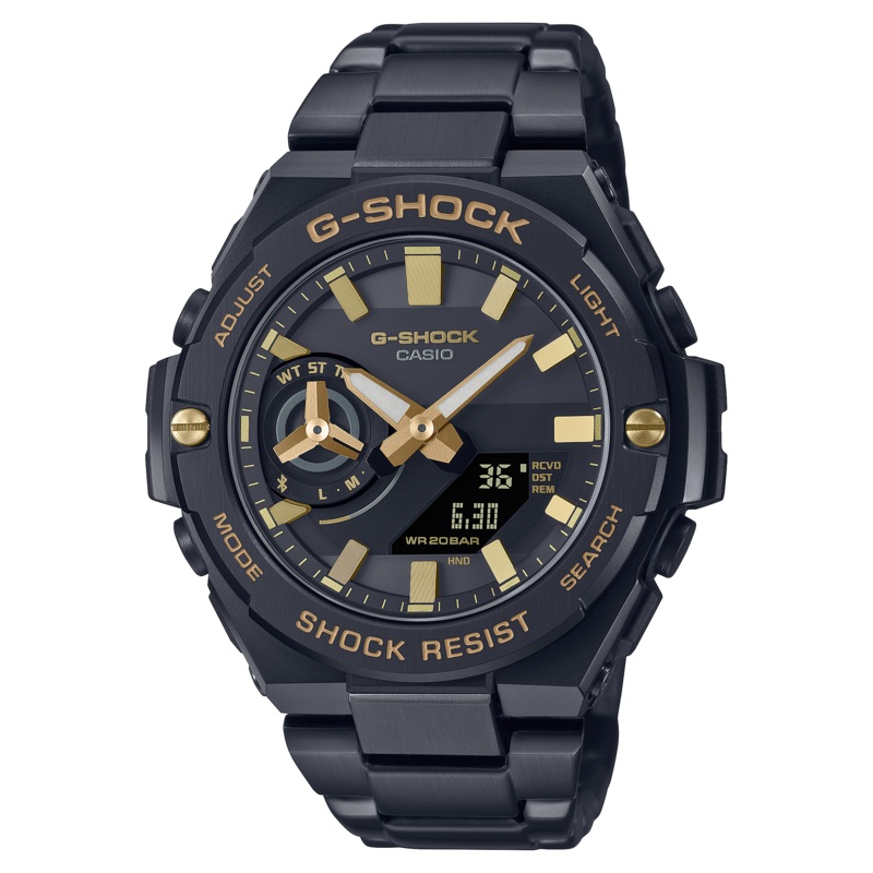 G-Shock Black Stainless Steel Solar Watch GSTB500BD-1A9