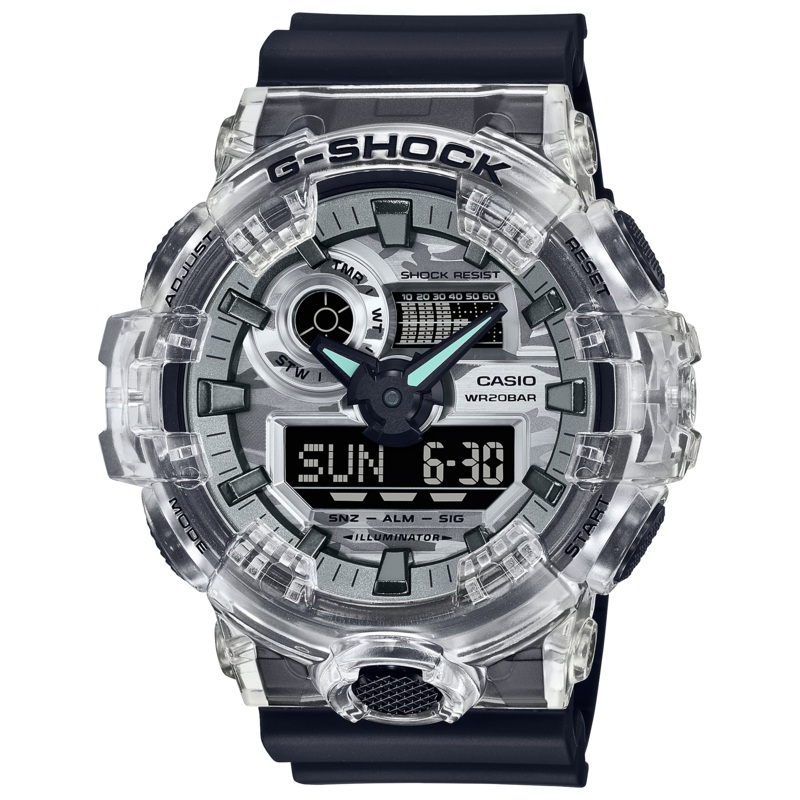 G-Shock Digital Analog Black Resin Band Watch GA700SKC-1A