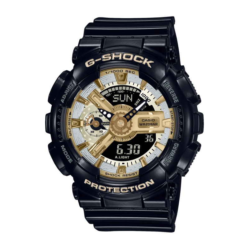 G-Shock Digital Black Resin Band Watch GMAS110GB-1A
