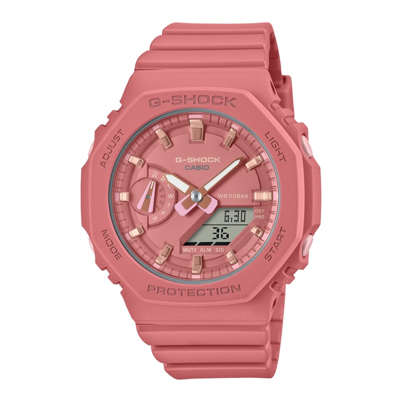 G-Shock Digital Pink Resin Band Watch GMAS2100-4A2