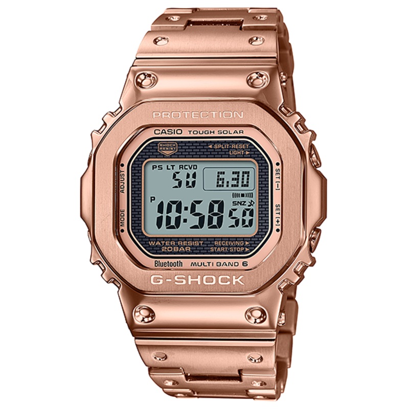 G-Shock DW5600 Series Rose Gold All-Metal Masterpiece GMWB5000GD-4D