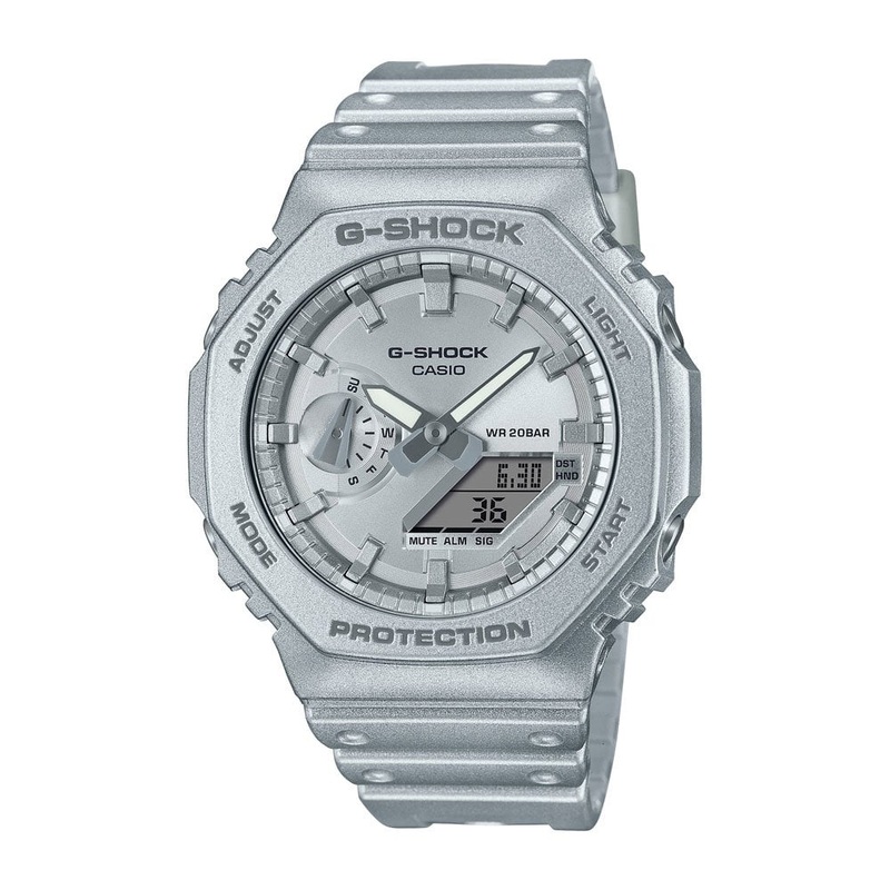 G-Shock Grey Resin Band Watch GA2100FF-8A