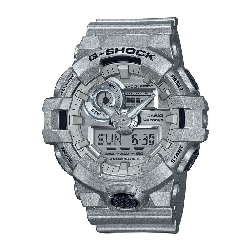 G-Shock Grey Resin Band Watch GA700FF-8A