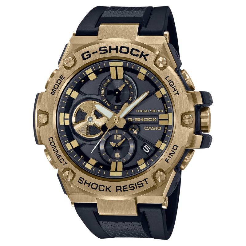 G-Shock Solar Black Resin Band Watch GSTB100GB-1A9
