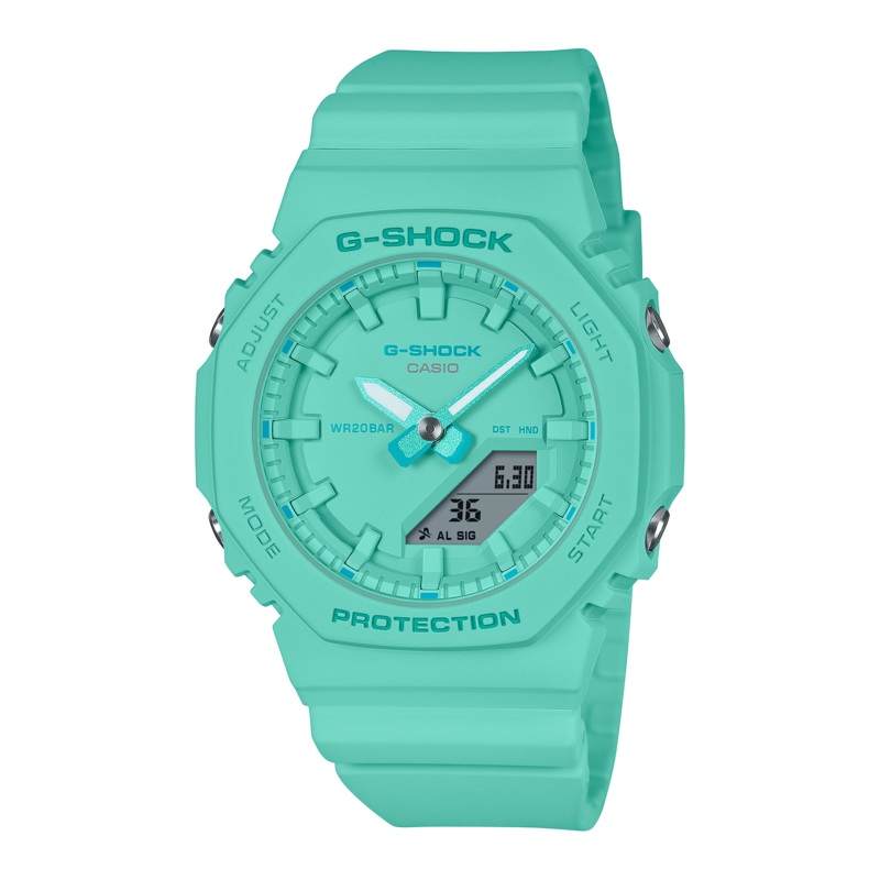 G-Shock Turquoise Resin Band Turquoise Dial Watch GMAP2100-2A