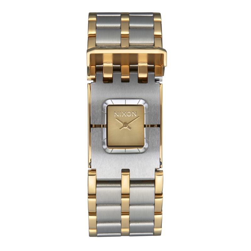 Nixon Confidante Stainless Steel Gold Dial Womens Watch A1362-1921-00