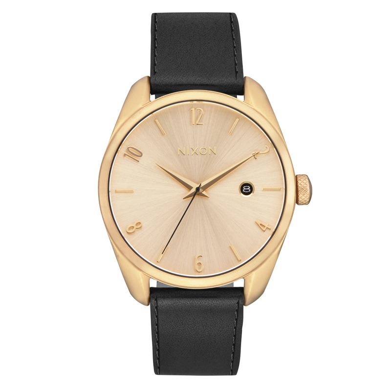 Nixon Thalia Leather Gold Dial Womens Watch A1343-2498-00