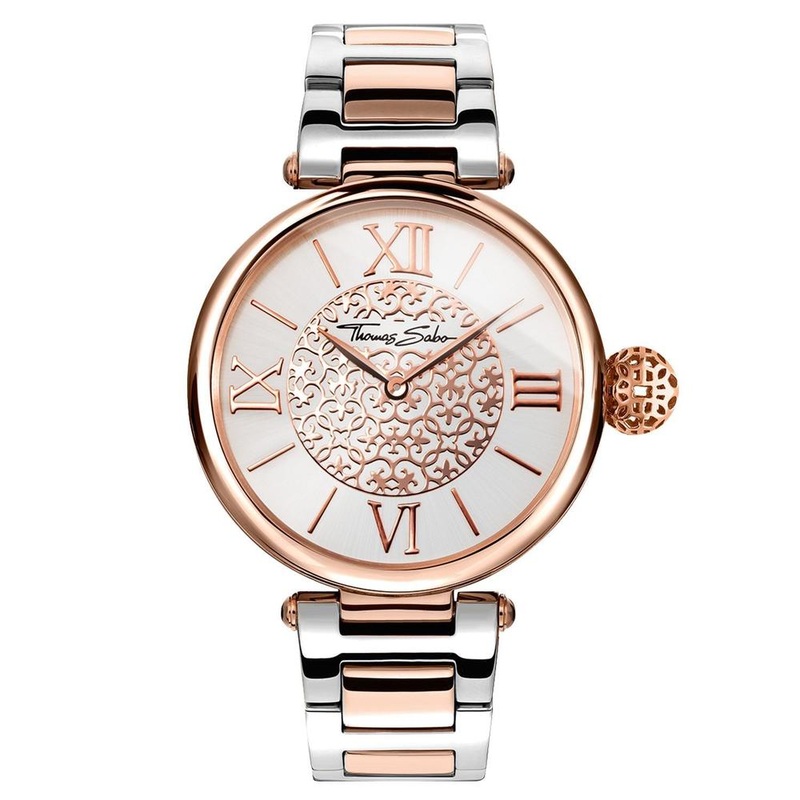 Thomas Sabo Karma Stainless Steel Rose Gold Dial Womens Watch