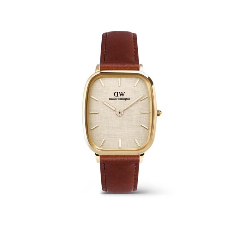 Daniel Wellington Marlon St Mawes Gold Linen Watch