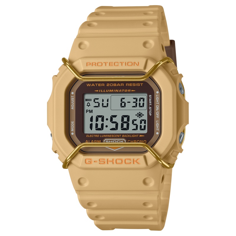 G-Shock 5600 Series Face Protector Natural Beige DW5600PT-5D