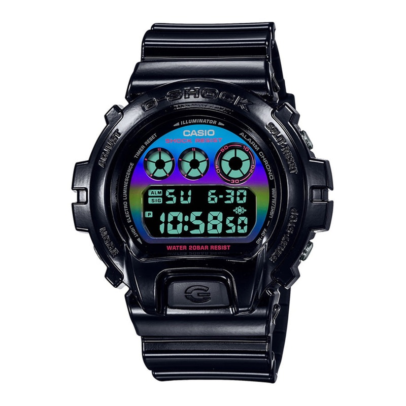 G-Shock Black Resin Band Watch DW6900RGB-1D