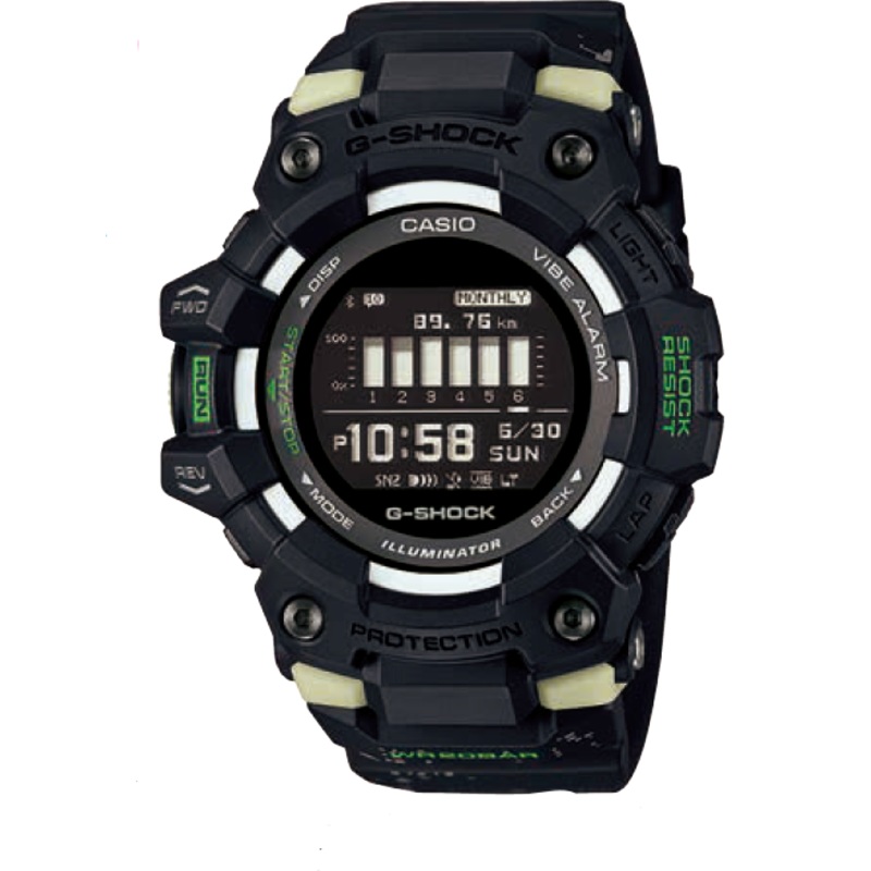G-Shock Black Resin Band Watch GBD100LM-1D
