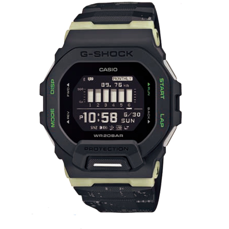 G-Shock Black Resin Band Watch GBD200LM-1D