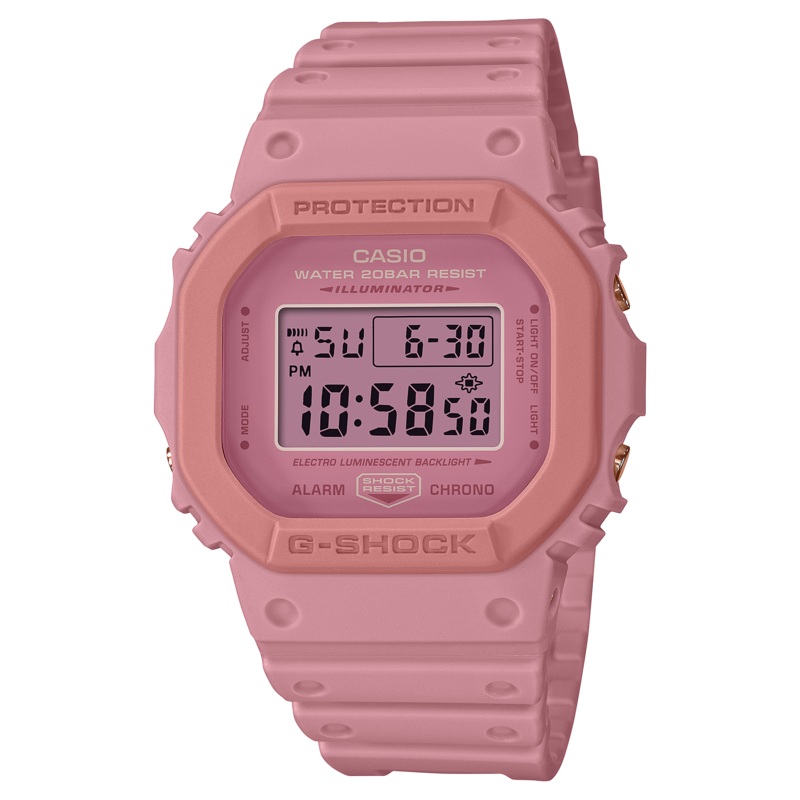 G-Shock Pink Resin Band Watch DW5610SL-4A4