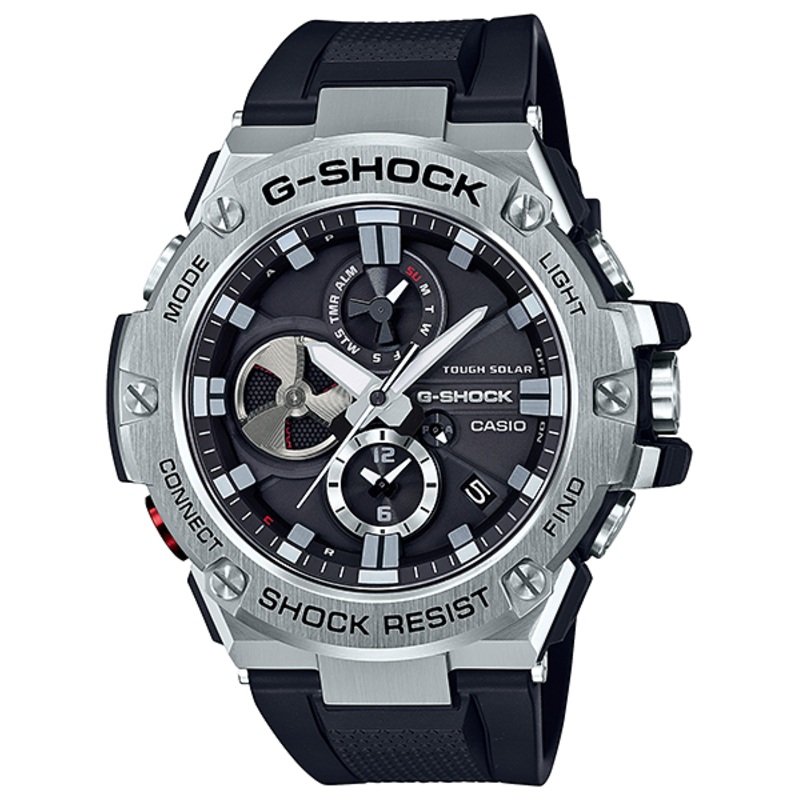 G-Shock Solar Stainless Steel Connected Series Mens Watch GSTB100-1A