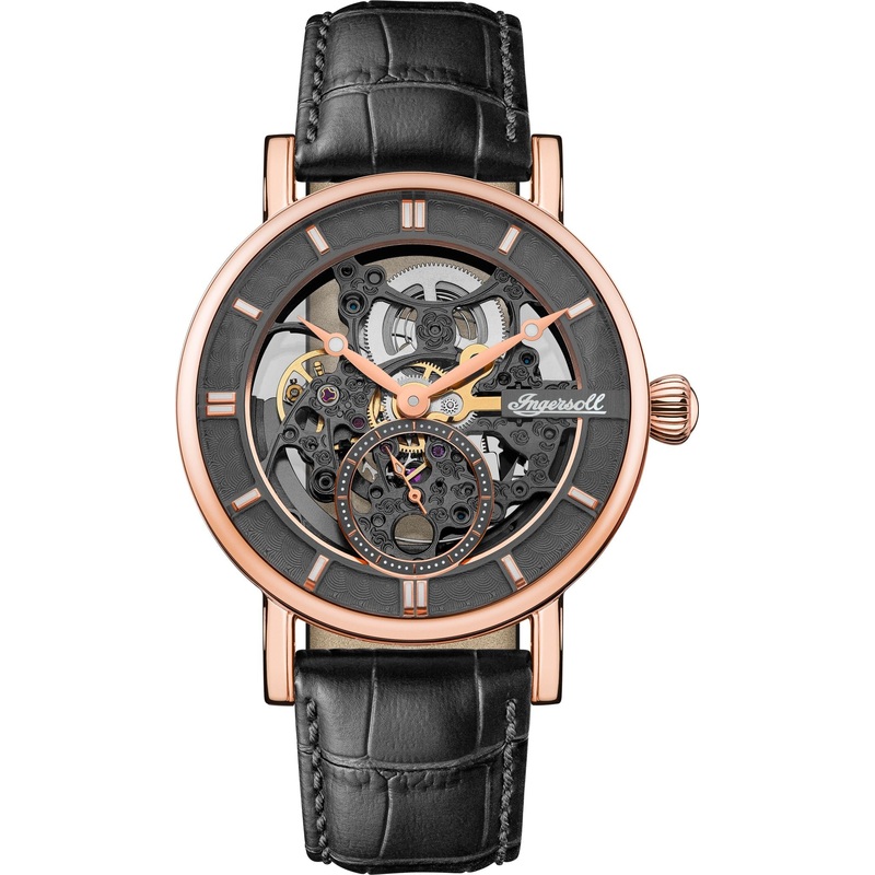 Ingersoll Herald Automatic Skeleton Black Watch