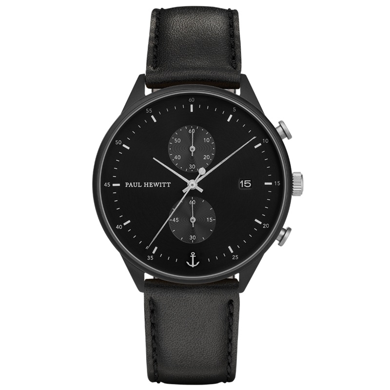 Paul Hewitt Chrono Black Sunray Watch