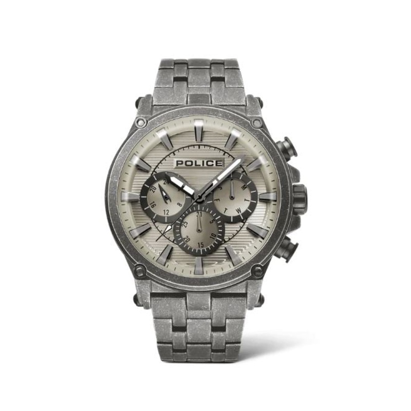 Police Taman Gun Dial Stainless Steel Watch PL.15920JSQU/20M