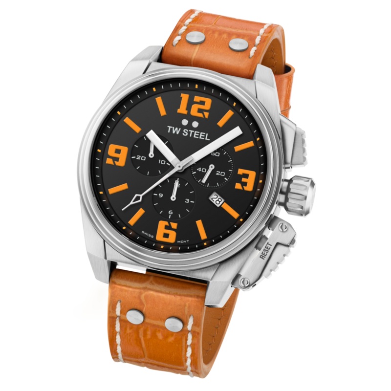 TW Steel Canteen Chrono Black Dial Watch