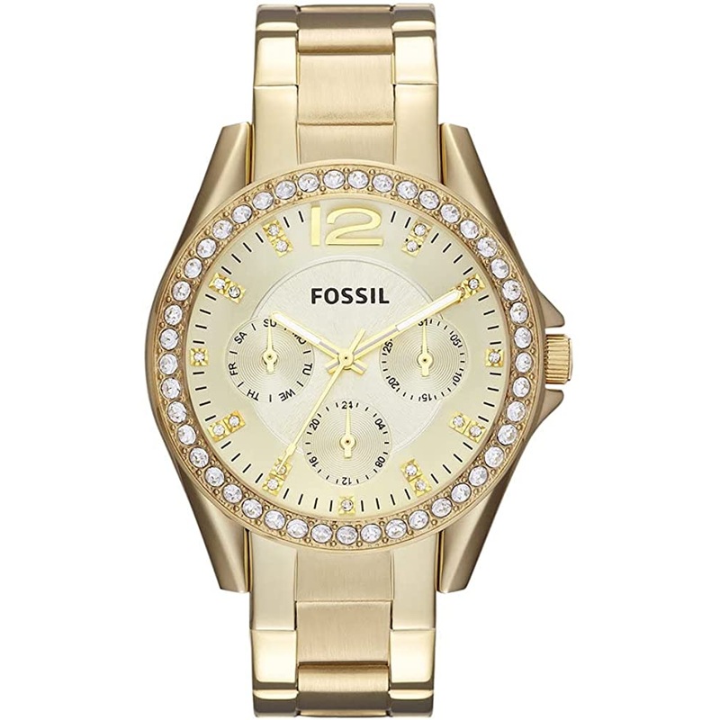 Fossil Multifunction Champagne Dial Womens Watch ES3203