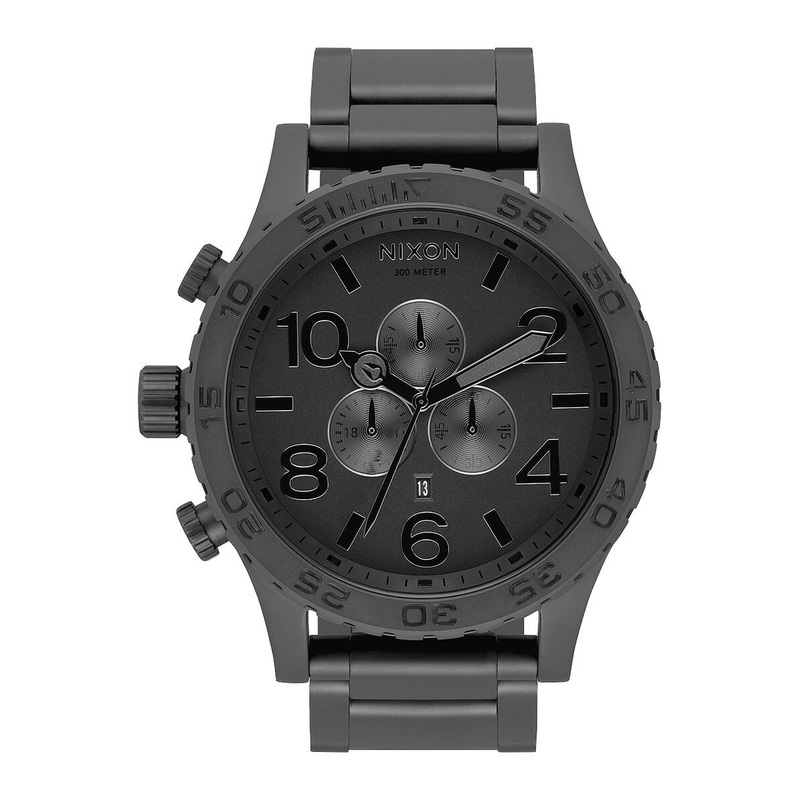 Nixon 51-30 Chrono All Matte Black And Black Mens Watch A0833086-00
