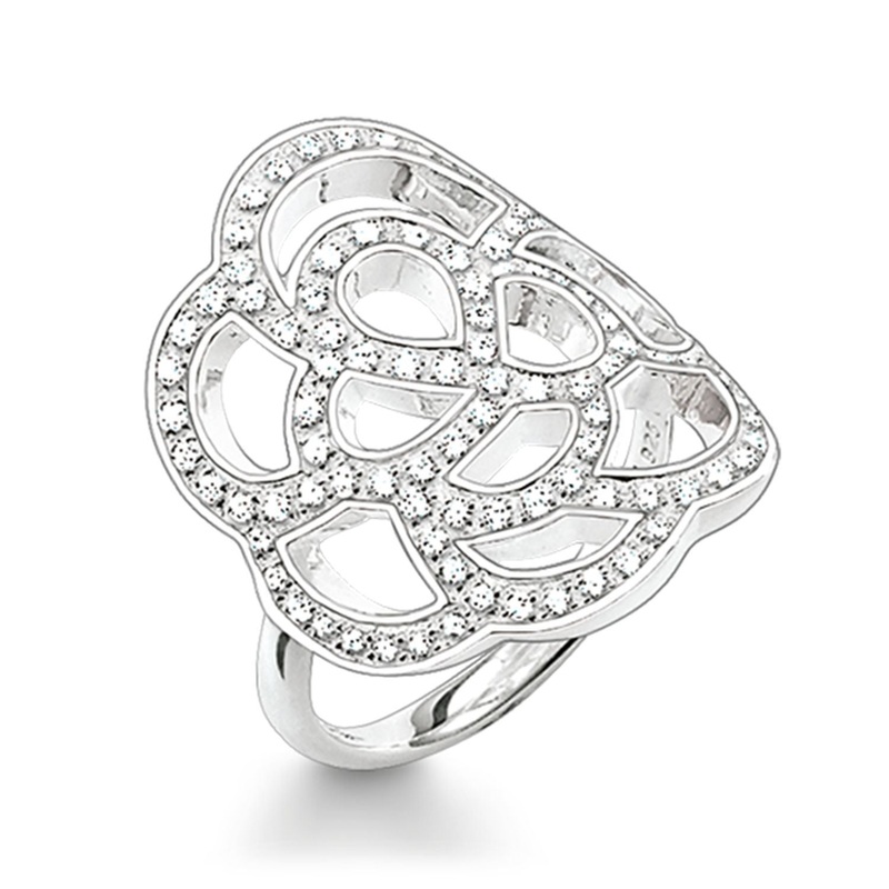 Thomas Sabo Ring "White Flower"