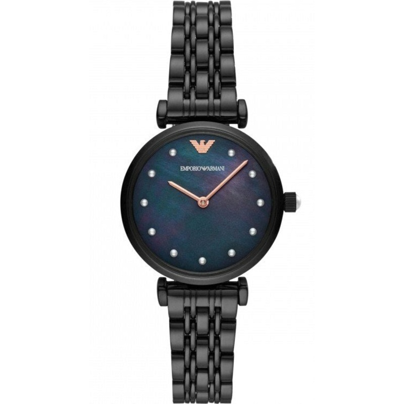 Emporio Armani Women's Elegant Black Band Watch AR11268