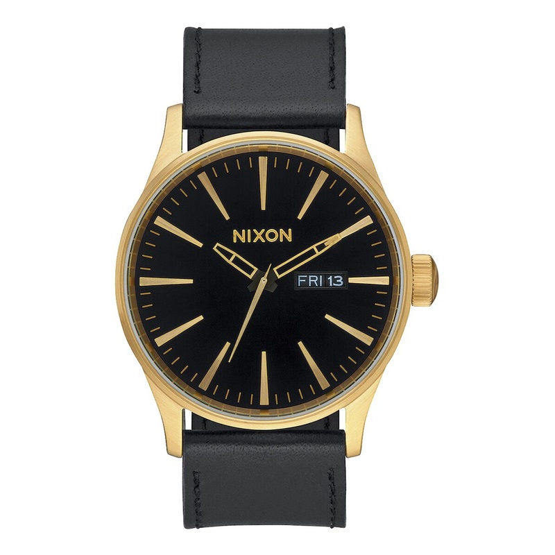 Nixon Sentry Leather Watch A105-513-00