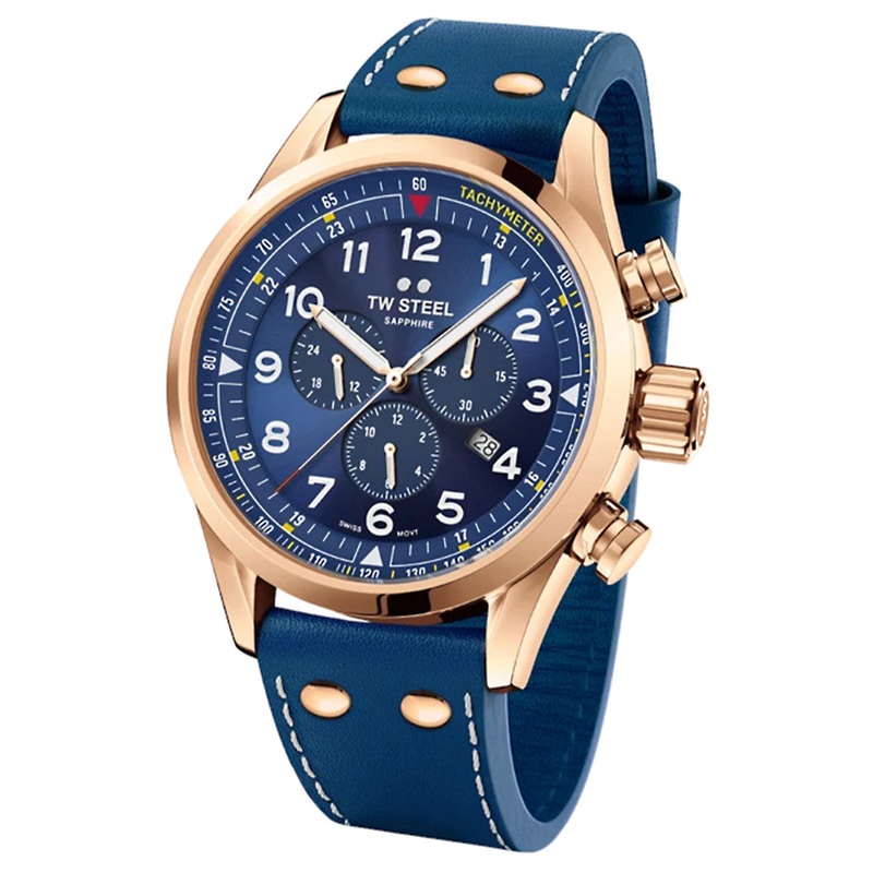 TW Steel Chrono Volante Blue Dial Watch