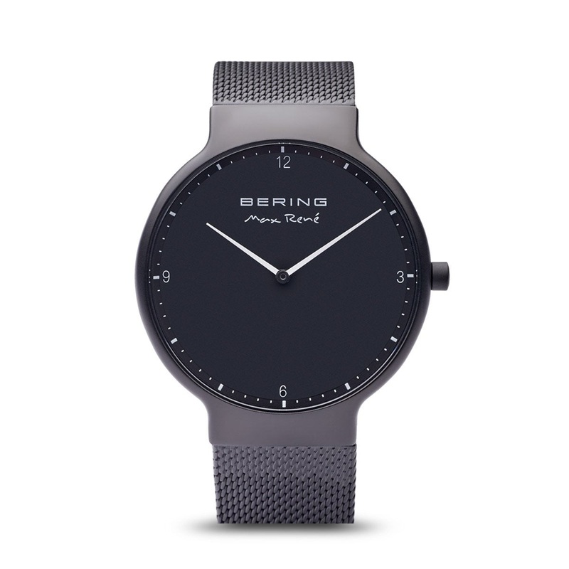 Bering Max Ren Matt Black Mesh Watch