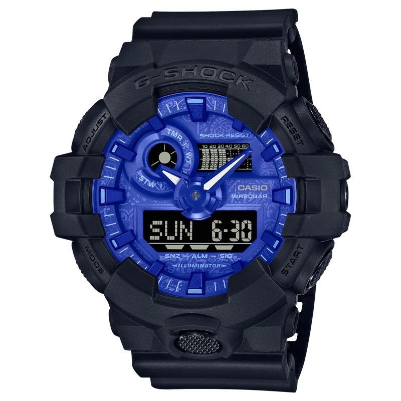 G-Shock Analog Digital Black Resin Band Watch GA700BP-1A