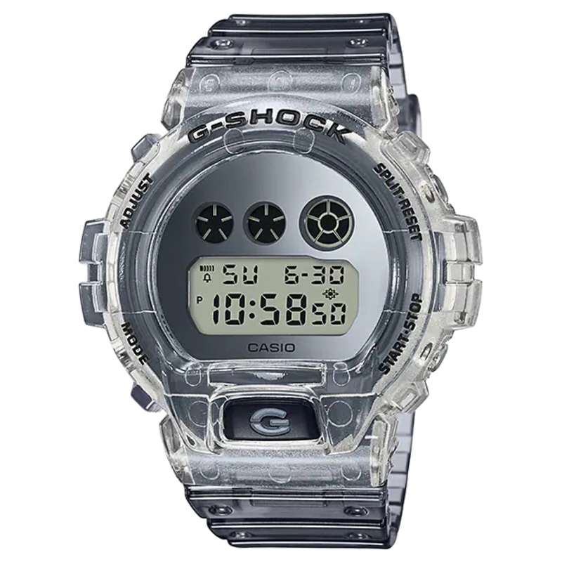 G-Shock Digital Skeleton Transparent Band Watch DW6900SK-1D