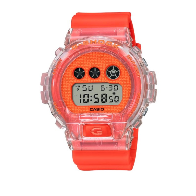 G-Shock Orange Resin Band Watch DW6900GL-4D
