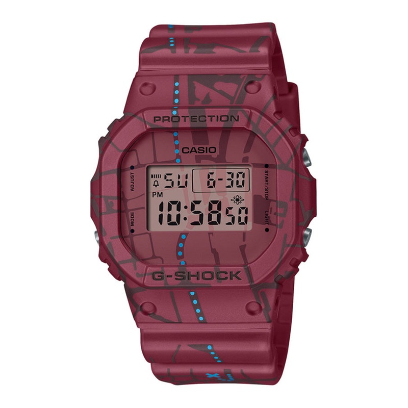 G-Shock Red Resin Band Watch DW5600SBY-4D